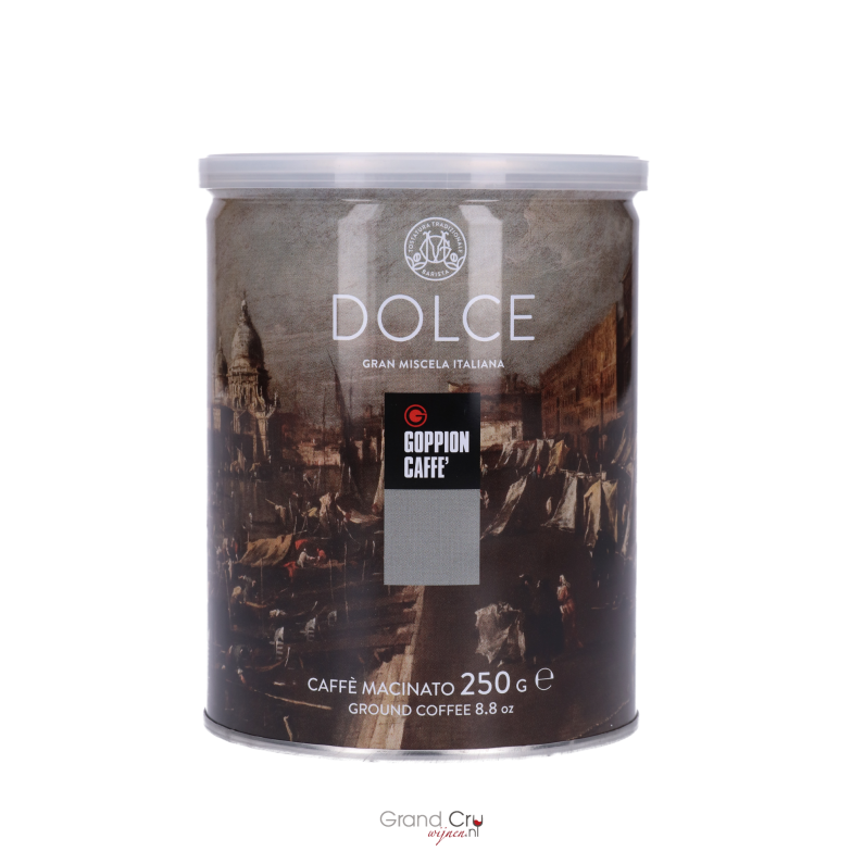 Goppion Caffè Dolce blik 250 gram bonen