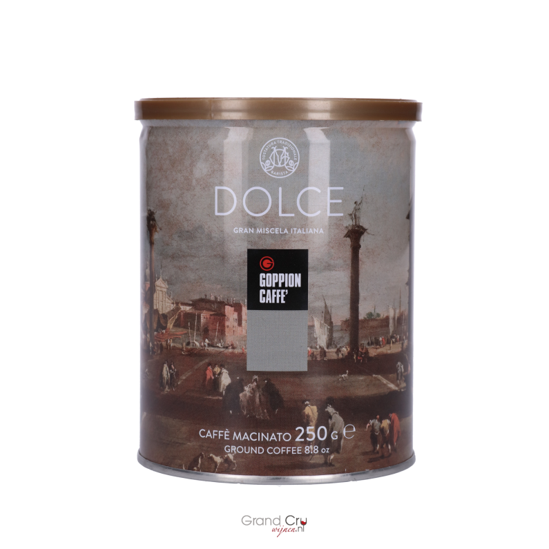Goppion Caffè Dolce blik 250 gram gemalen