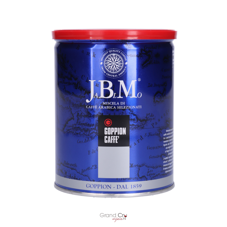 Goppion Caffè Jamaica Blue Mountain®-koffie blik 250 gram gemalen