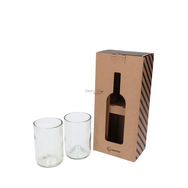 Rebottled Tumbler 2-Pack Clear