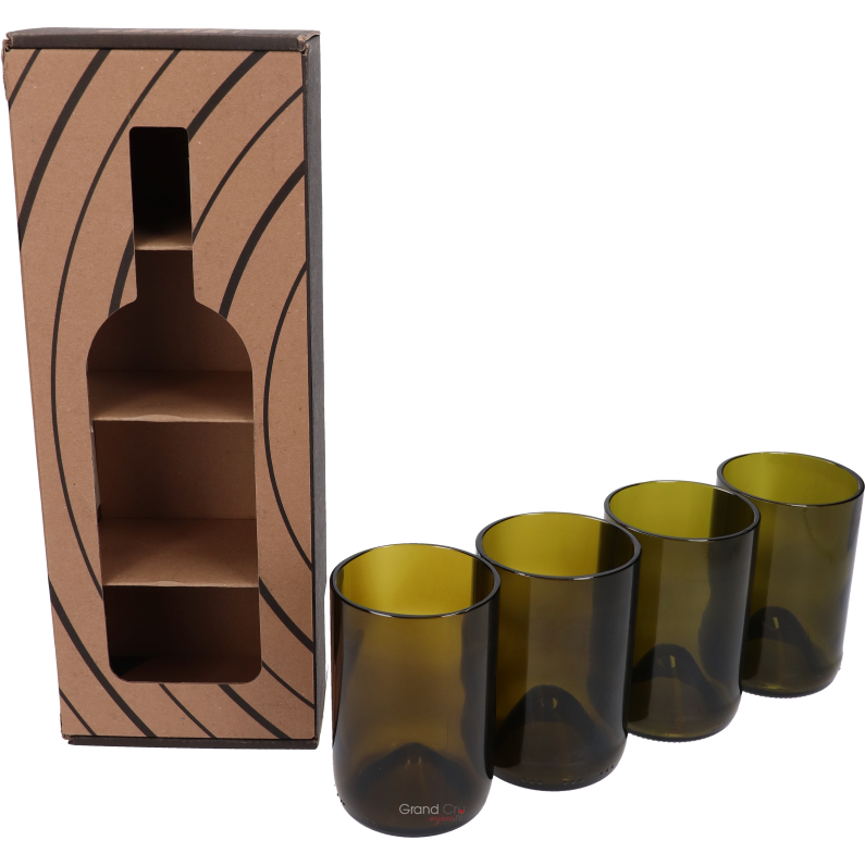 Rebottled Tumbler 4-Pack Brown