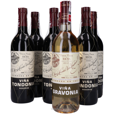 2012 Lopez de Heredia Viña Tondonia Gravonia Blanco & 6 fles Tondonia Reserva