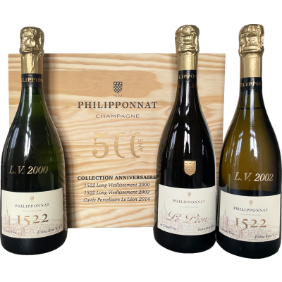 Champagne Philipponnat 500 Years Collection Box