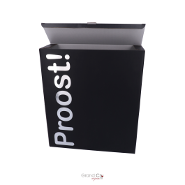 Wijndoos Proost Zwart voor 3 flessen